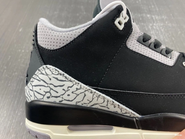 Bmlin Off Jordan Air 3 Noir CK9246-001 WMNS 0718